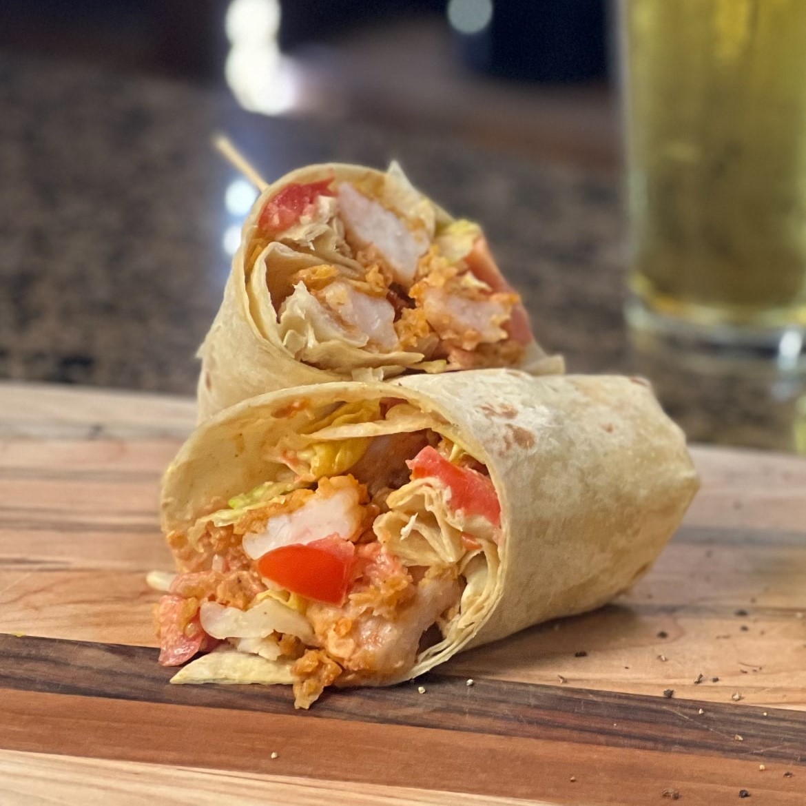 Buffalo Shrimp Wrap